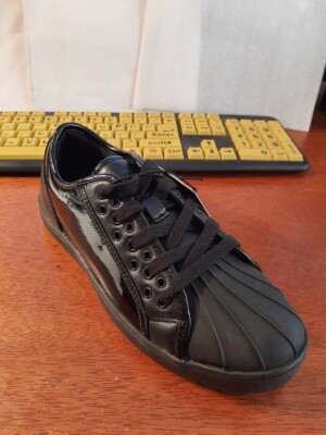 NEW ! Pastry Unisex Fashion Sneakers Glossy Paris Praline Style Black Size 8