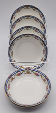 Thun Carlton Fruit Dessert Sauce Bowls Czechoslovakia Set of 6 READ BLUE