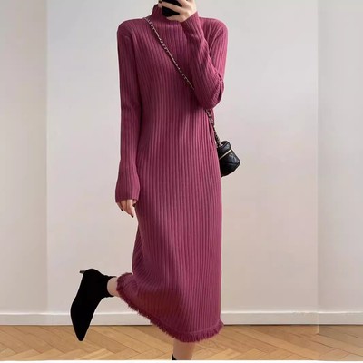 chinese dress ladies Dalia Long Sleeve Beaded Sequin Modest Tassel Gown main image 0