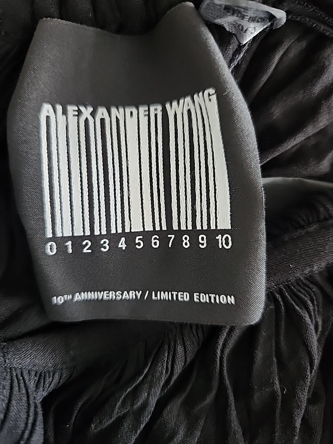 Abito Nero Alexander Wang 10° Anniversario Edizione Limitata Taglia 2