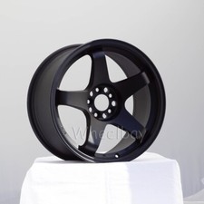4 Rota Wheel P45 R 18x9.5 5x114.3 30 73 Satin Black.