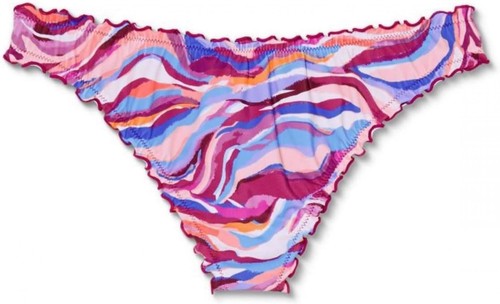 Bikini fondo arricciacapelli paralume e cravatta a gamba alta extra sfacciato 83976432 XL - Foto 3 di 9