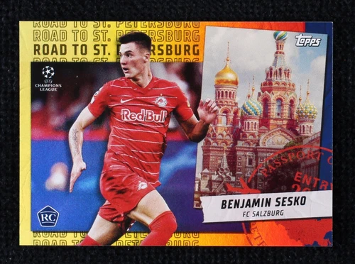 2021-22 Topps UCL Collection Benjamin Sesko #RSP-20