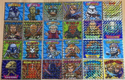 Star Wars Bikkuriman Stickers Seal Episode 1 2 3 All 24 types set Stickers