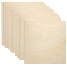 Basswood Sheets for Laser Cutting 12 x 12 inch, 3mm Laser Engraving Blanks, 1/8