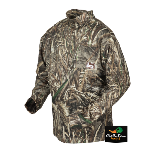 MOCK TURTLENECK CAMO NECK SHIRT 