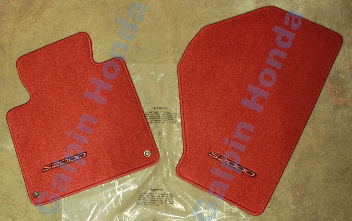Genuine OEM Honda S2000 Red Carpet Floor Mat Set (83600-S2A-A01ZB