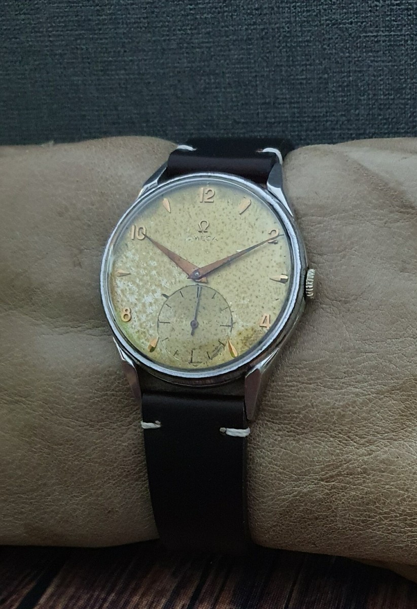 RARE!! OMEGA SUB-SECOND VINTAGE 50's RARE 15J