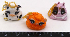 Lot of 3 Empty Poopsie Slime Surprise Keychain Clip Figure Toy Figurine MGA