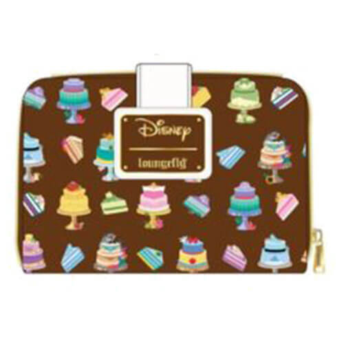 Disney Princess Cakes Faux Leather Highly Collectible Zip Purse (17x08cm) image 2