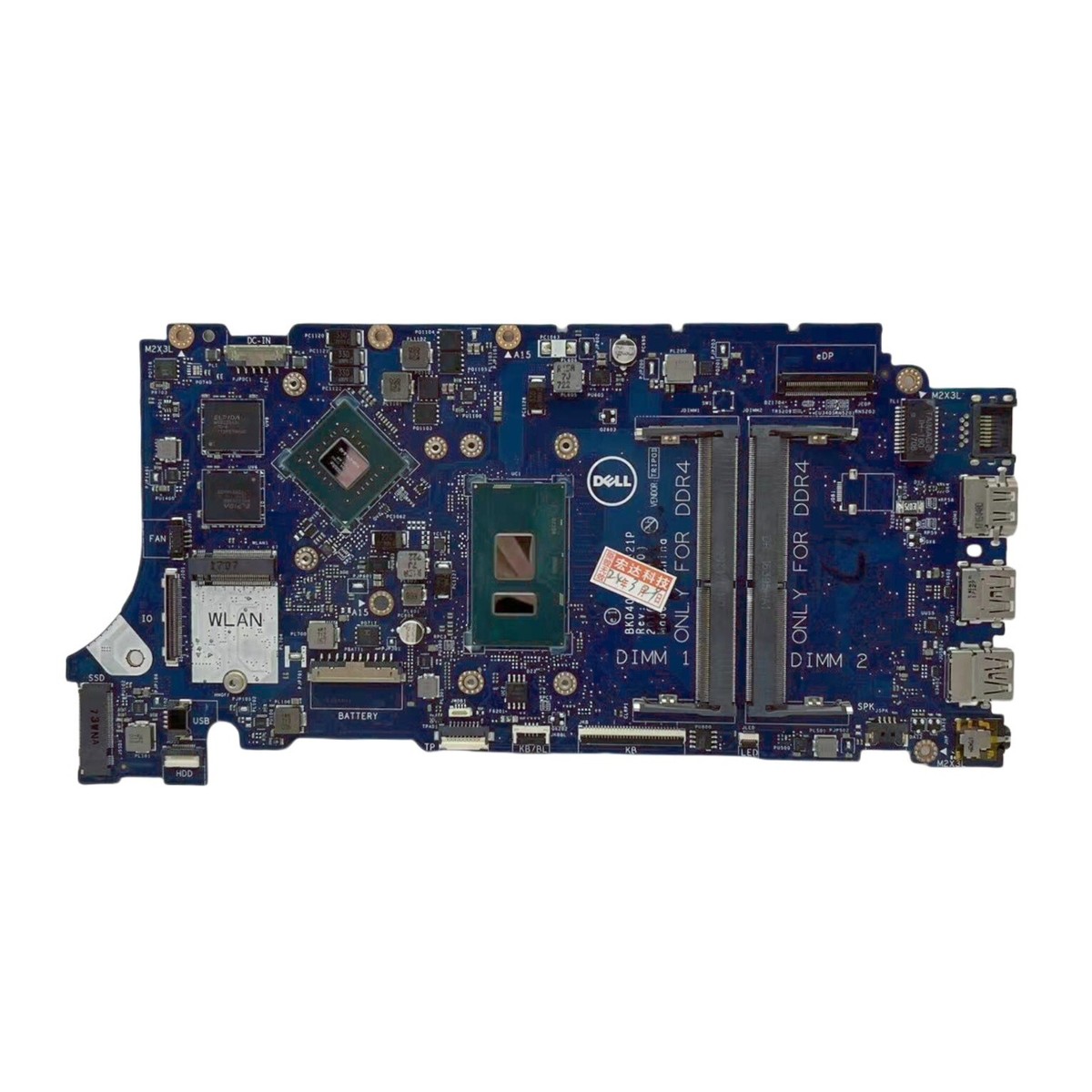 LA-D821P For DELL Inspiron 7460 7560 Motherboard 940MX 2G GPU i7