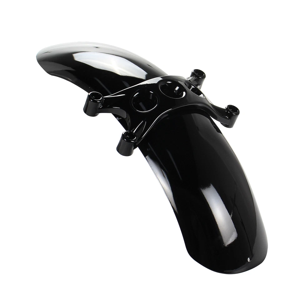 Guardabarros delantero para Harley Sportster Forty-Eight XL1200X/XS 2010-2021 negro brillante Foto 4 de 4