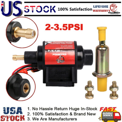 #ad Universal Low Pressure Micro Electric Fuel Gasoline Pump 2–3.5 PSI 42 GPH 12V US $33.32