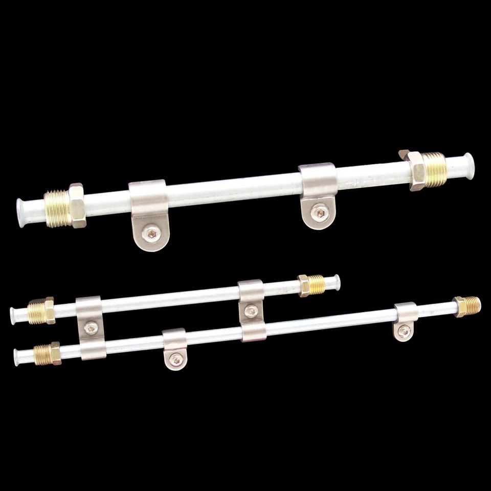 Abrazaderas de una sola línea 1/4 - acero inoxidable para 1980 - 1999 la mayoría de los autos y camionetas GM Foto 3 de 4