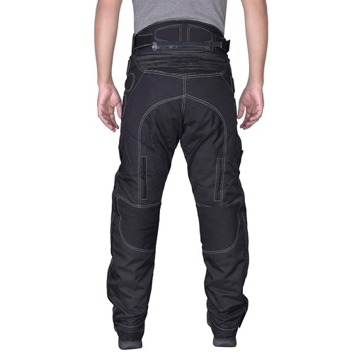 Waterproof Riding Pants Motorcycle Waterproof Riding Pants Black with Removable CE Armor PT5 | eBay