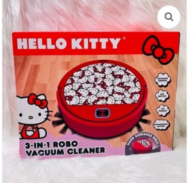Hello Kitty 3-in-1 Robo Vacuum Cleaner RED Limited Edition Kawaii TikTok Viral