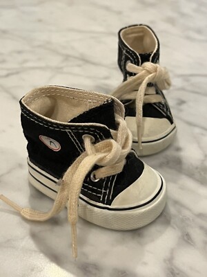 American Girl AG Pleasant Company GOT BLACK HIGH TOPS 18  Doll Sneakers Shoes