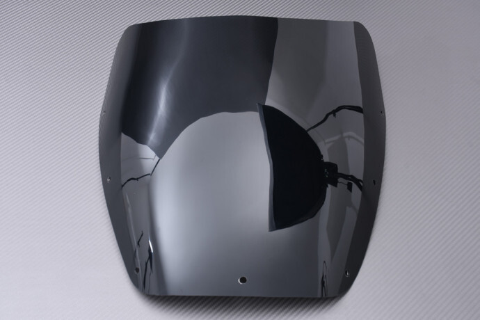 Pare-brise Kawasaki GPZ 1100 anti-vent réduction fatigue bulle noire 1983-1985