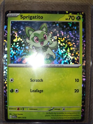 Sprigatito 1/15 Holo McDonald's 2023 Pokemon TCG Card M23EN | eBay
