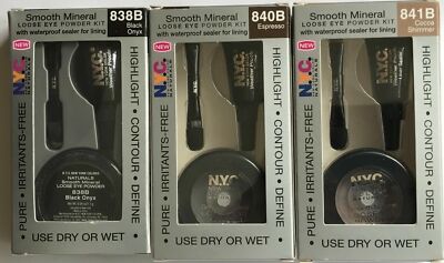 N.Y.C. Smooth Mineral Loose Eye Powder Kit - Farbe wählbar