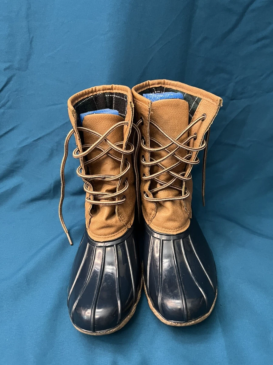 Blue brand duck clearance boots