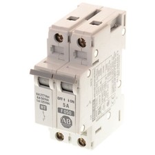 Allen Bradley 1492-CB1 F050 5A Amp Series B Din Rail Circuit Breaker Double Pole