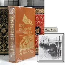 HOW THE OTHER HALF LIVES DELUXE LEATHER Jacob Riis - Easton Press - SEALED w BOX