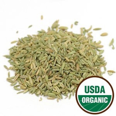 Organic FENNEL Seed | Whole | Foeniculum vulgare | 2oz/4oz/8oz/1LB