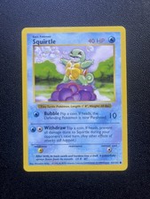 Squirtle [Shadowless] #63 Prices | Pokemon Base Set | Pokemon Cards