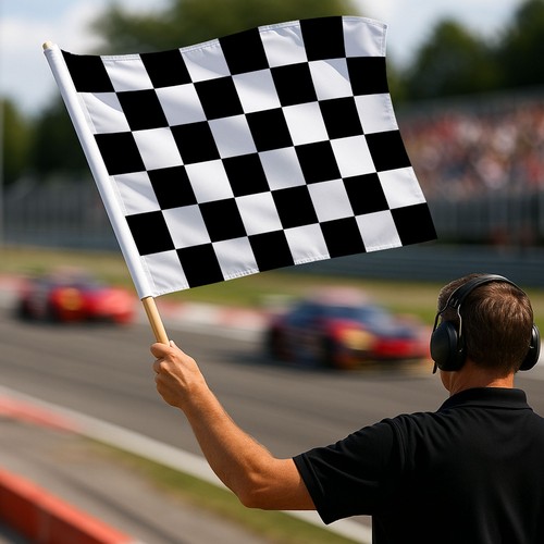 Promo Patriot Checkered Racing Flags - Multi-Color Variations 24x30 inch, 200D N - Picture 2 of 22