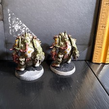 Warhammer 40k, Death Guard, Nurgle, Plague Marines x2