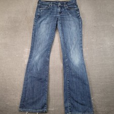 Citizens of Humanity Kelly 001 Low Waist Bootcut Jeans Blue Stretch Denim Womens