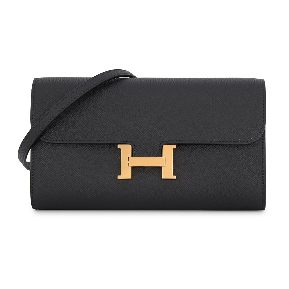 HERMES Constance to Go Epsom Black