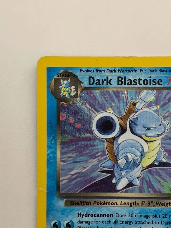 Pokemon Team Rocket, Dark Blastoise, Rare, Holo, 3/82, HP - DMG - Image 4 of 4
