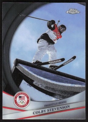 2026 Topps Chrome U.S. Winter Olympic Team Colby Stevenson Card #83 - USA