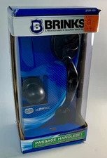 Heavy Duty Exterior Door Knob NonLocking Tuscan Bronze Finish Passage Handleset 