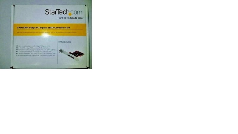 StarTech.com 2 Port SATA 6 Gbps PCI Express eSATA Controller Card