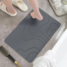 Hot Diatomite Stone Bath Mat Non-slip Bathroom Rug Water Absorption Quick Drying