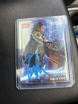 TESSA THOMPSON SIGNED AUTO Topps Chrome Marvel Studios 2025 | Valkyrie | 74