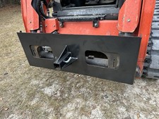 Universal Attachment Plate Skid Loader Tractor With Reese Hitch Receiver