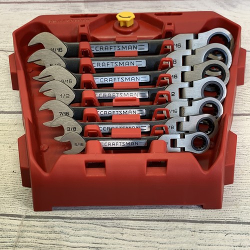 Craftsman Universal Ratcheting Flex Wrench Set 7-pc 35271 *Nice* D-AB SAE inch - Picture 2 of 11