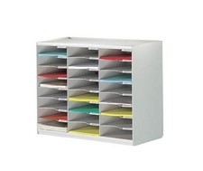 PAPERFLOW Sortierstation 24 Fächer grau mit mini Beschädigung (802.02)