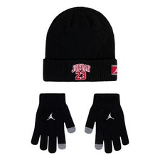 Jordan Set da Ragazzi Cappello e Guanti 23 Jersey Nero Codice 9A0969-023 - 9B