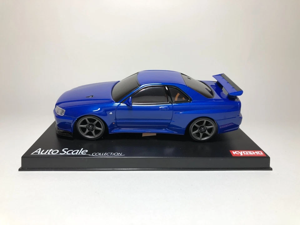 KYOSHO Mini-Z Body NISSAN SKYLINE GT-R V-spec II Nur Metallic Blue MZG401MB - Image 4 of 4