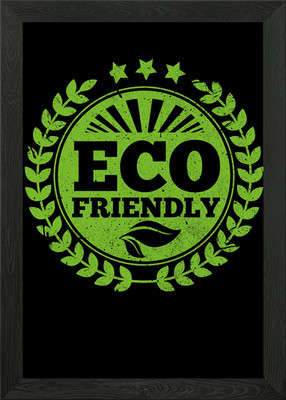 Umweltfreundlich Save Planet Gerahmtes Wandbild Poster Leinwanddruck Bild