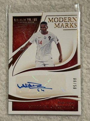 2020 Panini Immaculate Modern Marks /50 William Carvalho Auto