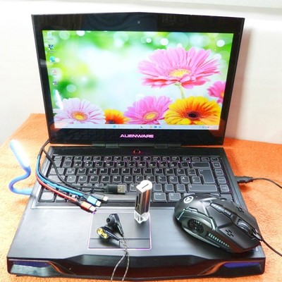 Alienware M14x R2 14 Zoll Netbook POWER I 500 SSD Windows 11 PRO l 16GB RAM NEU