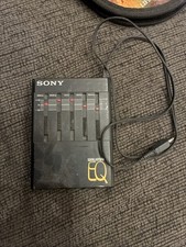 Sony SEQ-50 Walkman EQ Stereo Graphic Equalizer Black Sold As Is Bought At Estat