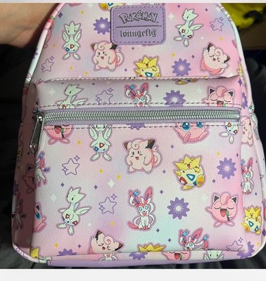 Loungefly Pokemon Pastel Mini Backpack Sylveon Togepi Jigglypuff