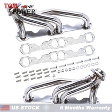 Stainless Steel Exhaust Headers Truck For Chevy Gmc 88-97 5.0l5.7l 305 350 V8
